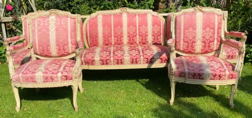 French Painted Salon Suite