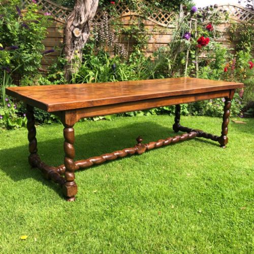 Large Elm Farmhouse Table