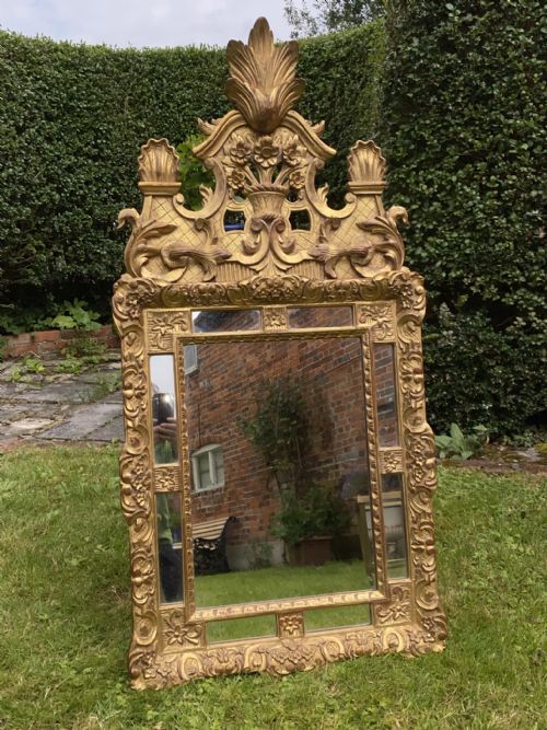 Early French Giltwood Mirror