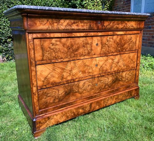 Burr Walnut Louis Philippe Commode