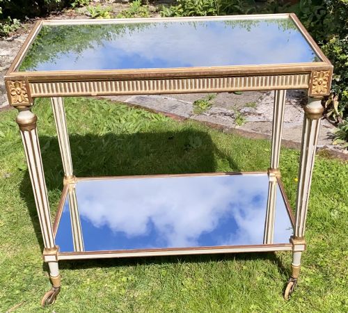 Painted and Gilt Etarge/ Trolley