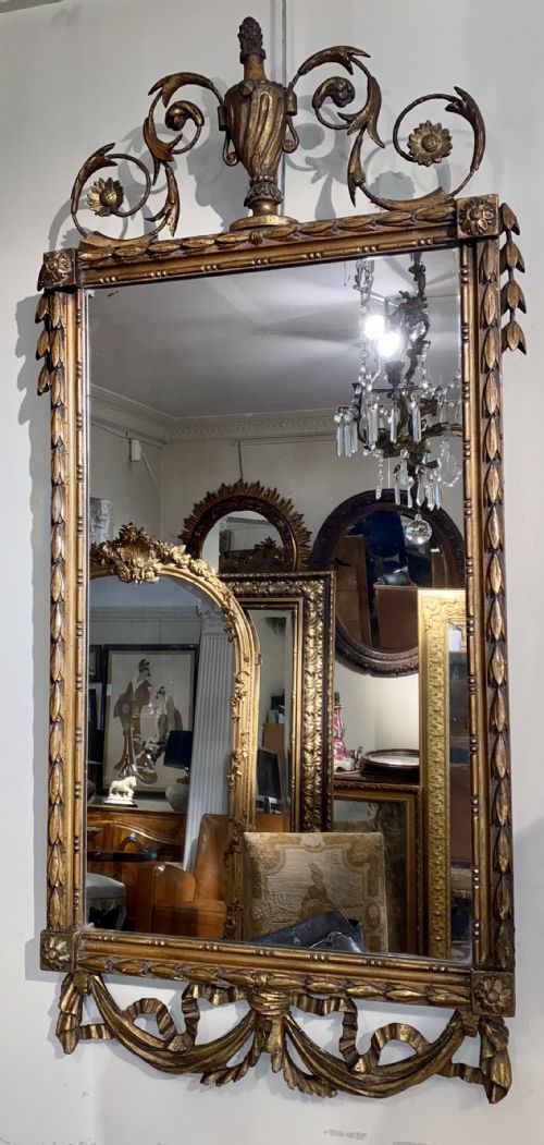 Louis Xvi Giltwood Mirror