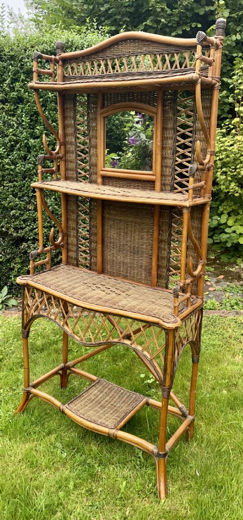 Cane and Rattan Hall Stand