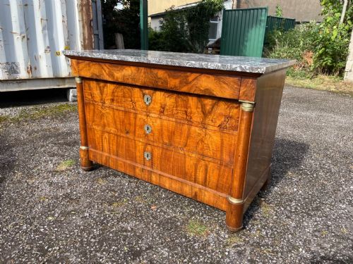 Walnut Empire Commode