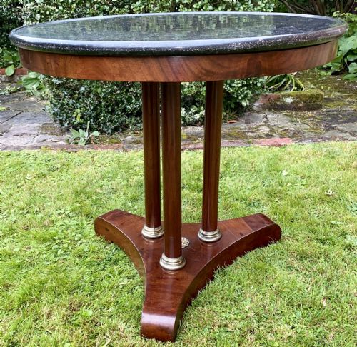 French Flame Mahogany Gueridon or Centre Table