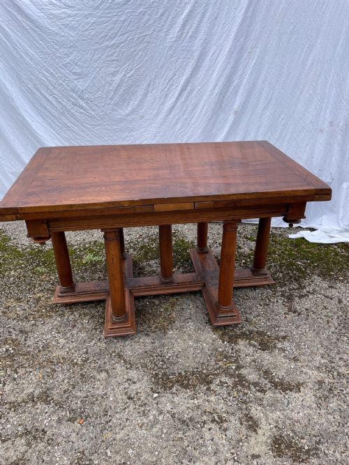 French 18th C Walnut Extending Dining Table