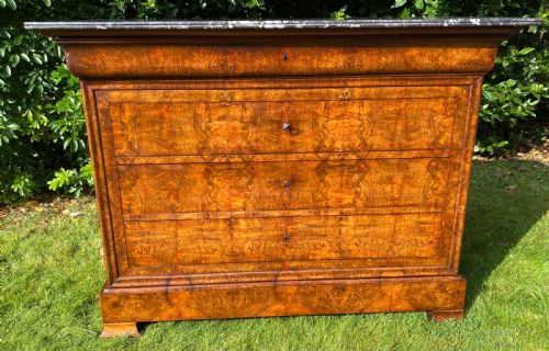 Burr Walnut Louis Philippe Commode