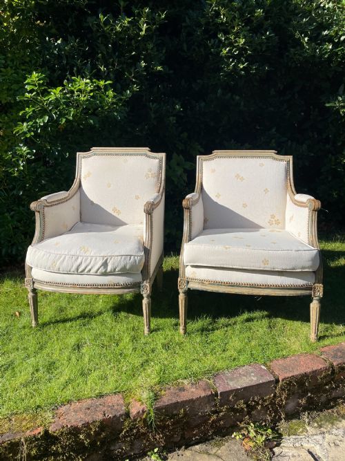 Pair 19th Century French Armchairs