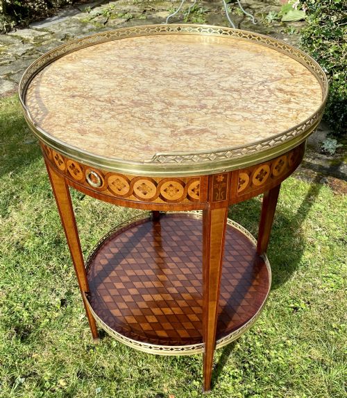French Occasional or Bouillotte Table