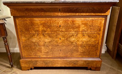 Burr Walnut Louis Philippe Commode