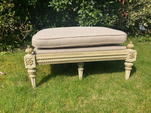 French Painted Stool