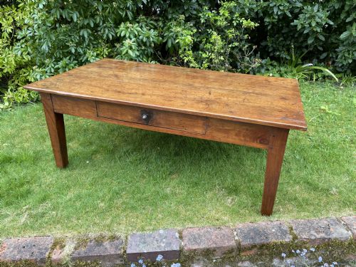 French Cherry Wood Coffee Table