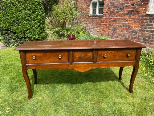 French Chestnut Serving Table