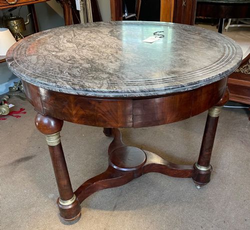 French Mahogany Gueridon Table