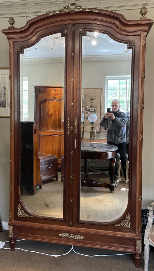 French Mahogany Armoire