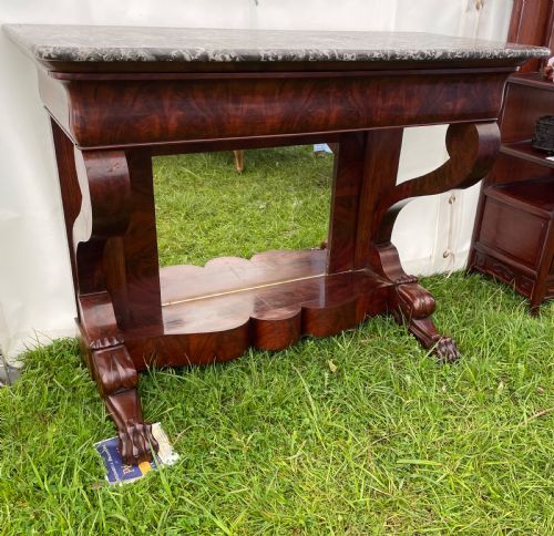 LOUIS PHILLIPE MAHOGANY CONSOLE TABLE