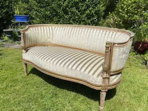 Small Pretty Gilt Sofa