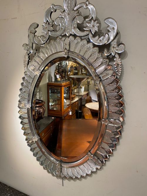 Oval Venetian Mirror