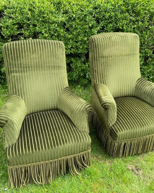 A Pair of Napoleon III Armchairs