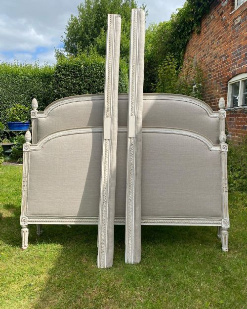 French Kingsize Painted Bed