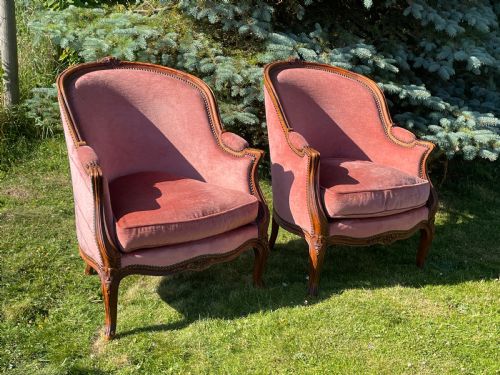 Pair of French Bergere Chairs