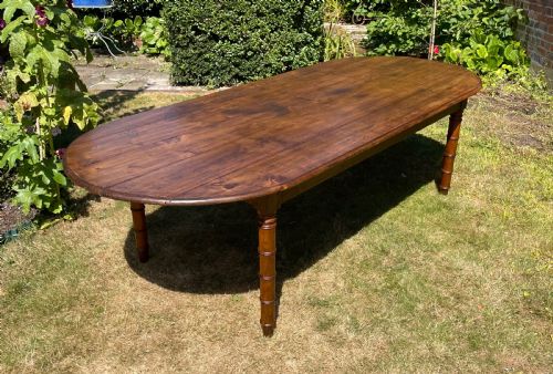 Large Fruitwood Dining Table