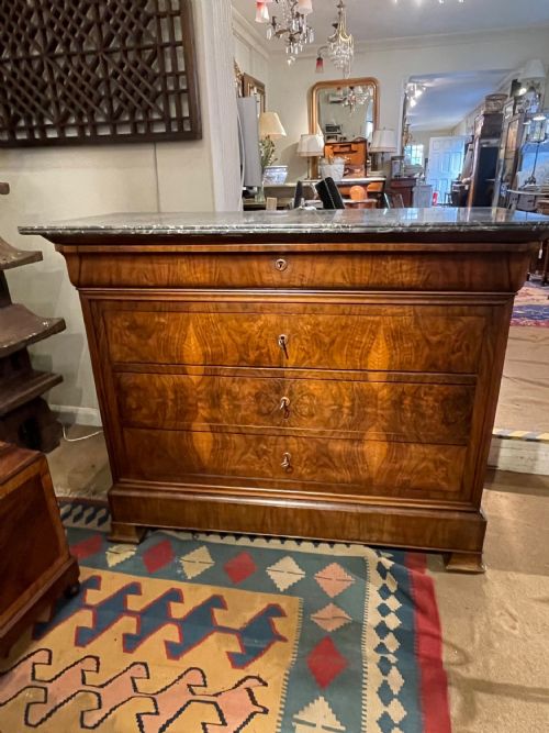 Louis Phillipe Walnut Commode