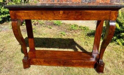 Flame Mahogany Console Table