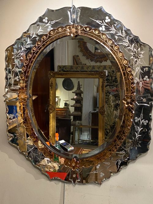 Two Colour Venetian Mirror