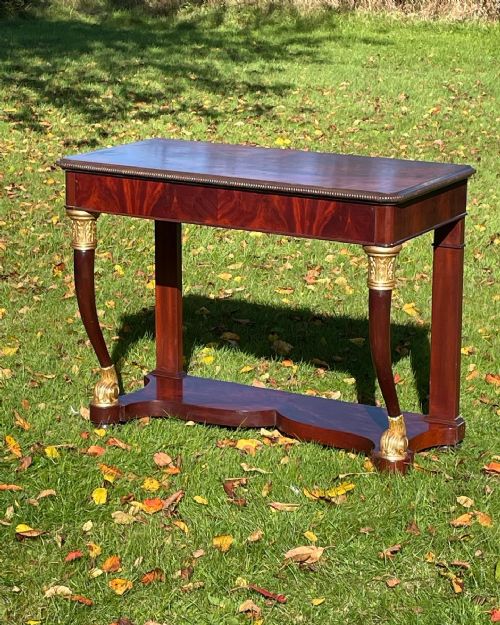 Neoclassical Style Console Table