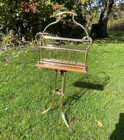 Brass & Oak Magazine Rack