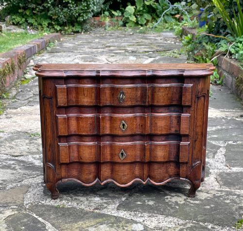 19th Century Miniature Oak Commode