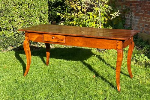 18th Century French Cherrywood Farm Table