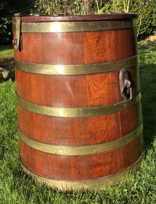 Large Coopered Salt Beef Barrel