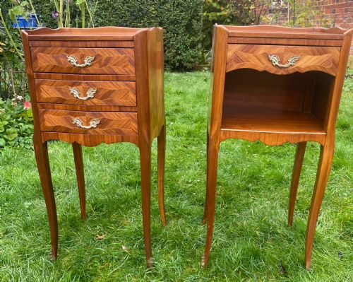 French Louis Xv Style Bedside Tables