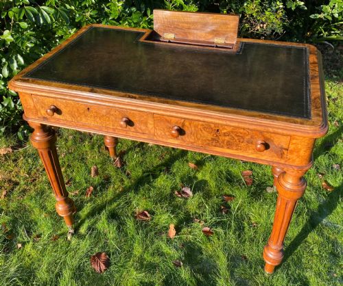 Gillows Burr Walnut Writing Table
