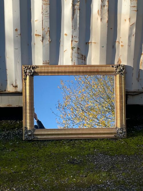 19th C Dutch Ripple Mirror