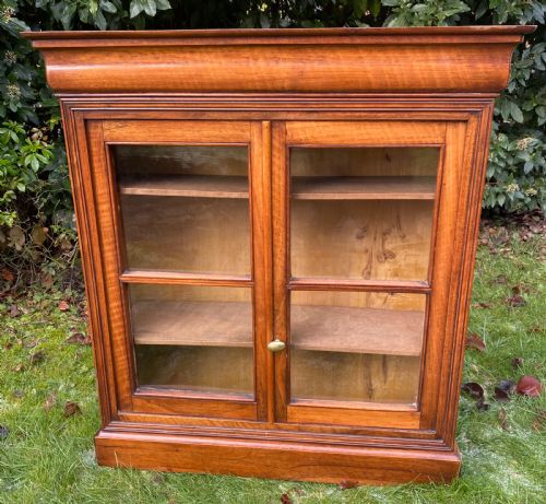 Glazed Walnut Cabinet