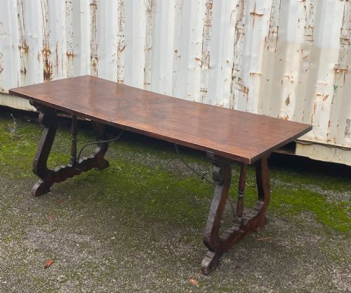 Period Walnut Spanish Table