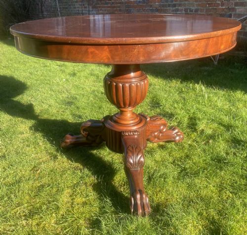 French Mahogany Gueridon or Centre Table