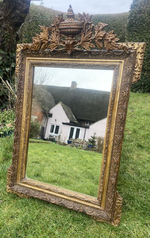 FRENCH GILT MIRROR IN TWO COLOUR GILT - ADDITIONAL PHOTO 1