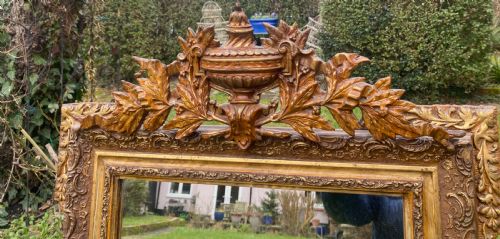 FRENCH GILT MIRROR IN TWO COLOUR GILT - ADDITIONAL PHOTO 2