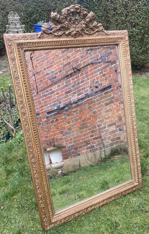 FRENCH GILT MIRROR - ADDITIONAL PHOTO 2