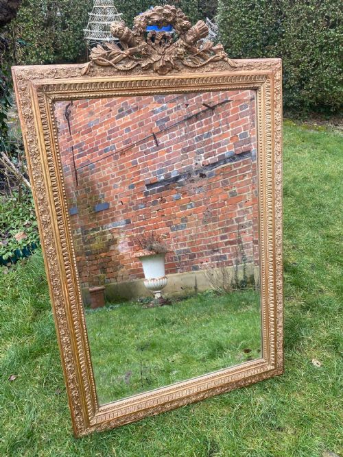 FRENCH GILT MIRROR - ADDITIONAL PHOTO 3