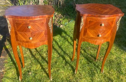 Pair of Kingwood Bedside Tables