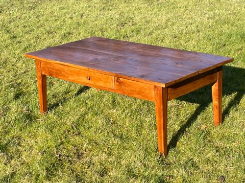 French Cherry Wood Coffee Table