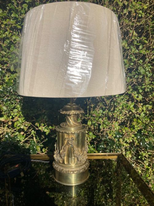 French Brass Lamp