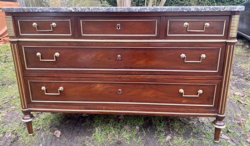 18th Century French Brass Inlaid Commode