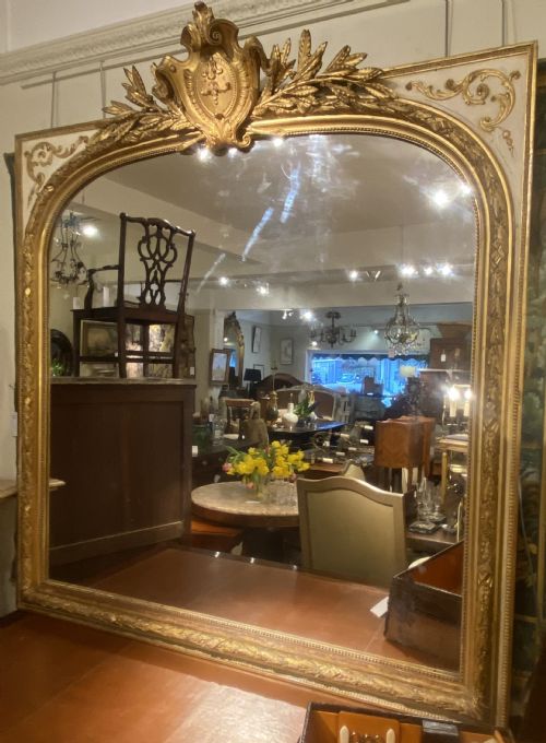 Very Large Overmantel Mirror