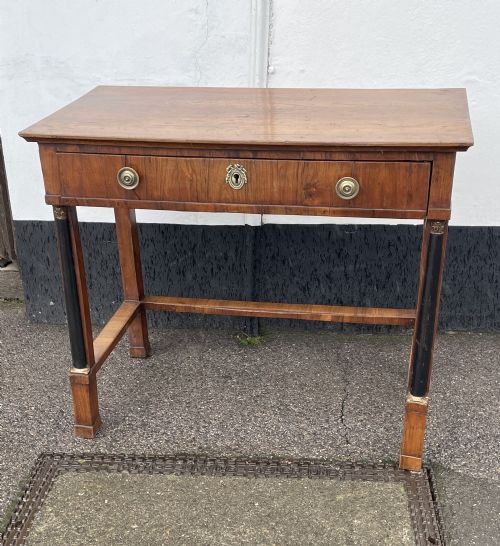 Italian Walnut Consul Table